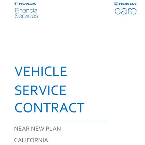 California Honda Care Contract