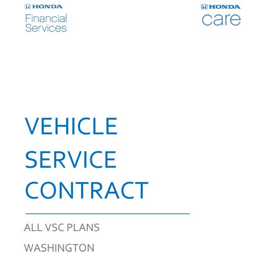 Washington Honda Care Contract